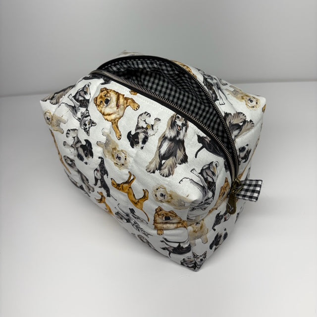 Dog Boxy Accessory Bag - Multi Light