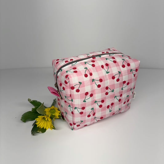 Dog Boxy Accessory Bag - Cherries
