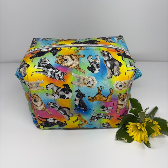 Dog Boxy Accessory Bag - Multi Bright