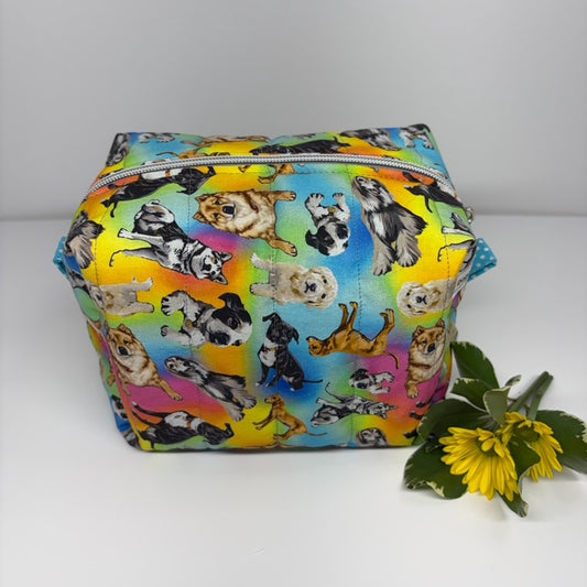 Dog Boxy Accessory Bag - Multi Bright