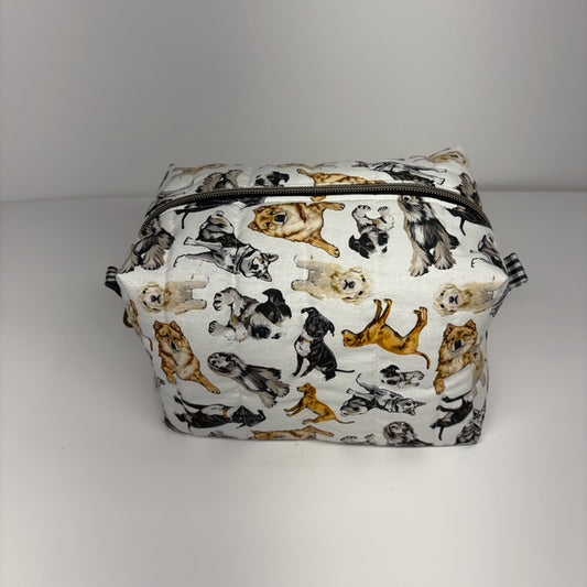 Dog Boxy Accessory Bag - Multi Light