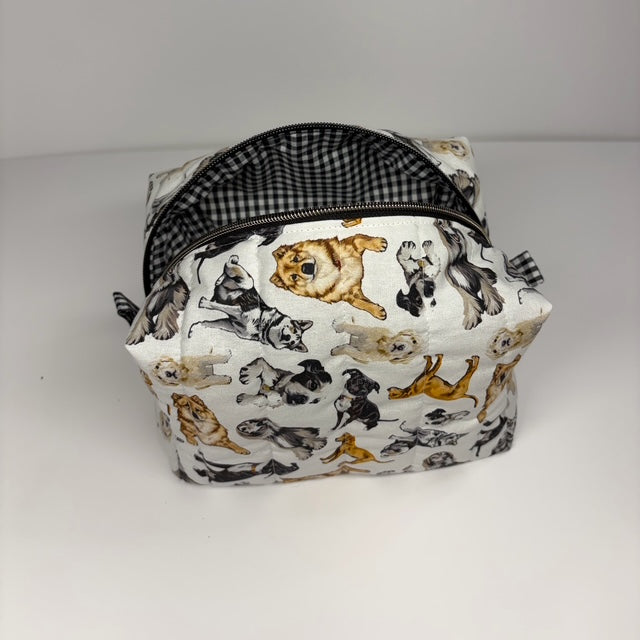 Dog Boxy Accessory Bag - Multi Light